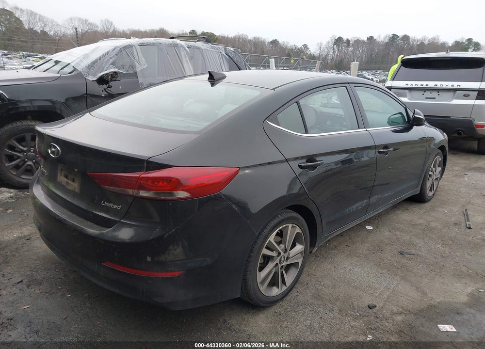 2018 HYUNDAI ELANTRA LIMITED VIN: 5NPD84LF5JH225732