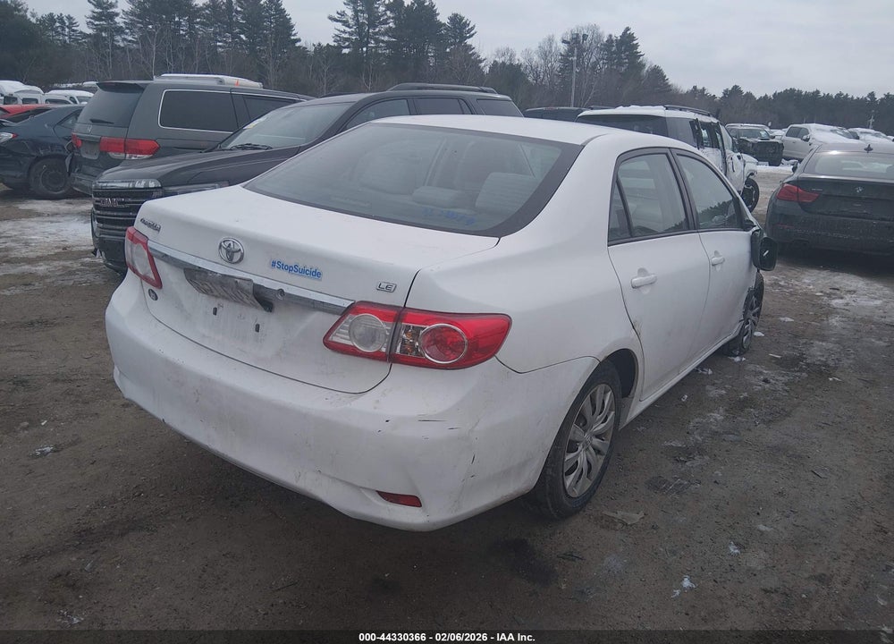 2012 TOYOTA COROLLA LE VIN: 2T1BU4EE1CC774227