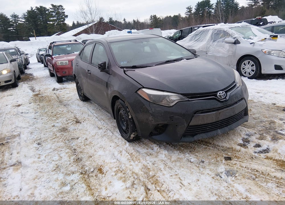 2016 TOYOTA COROLLA LE VIN: 2T1BURHE9GC536785