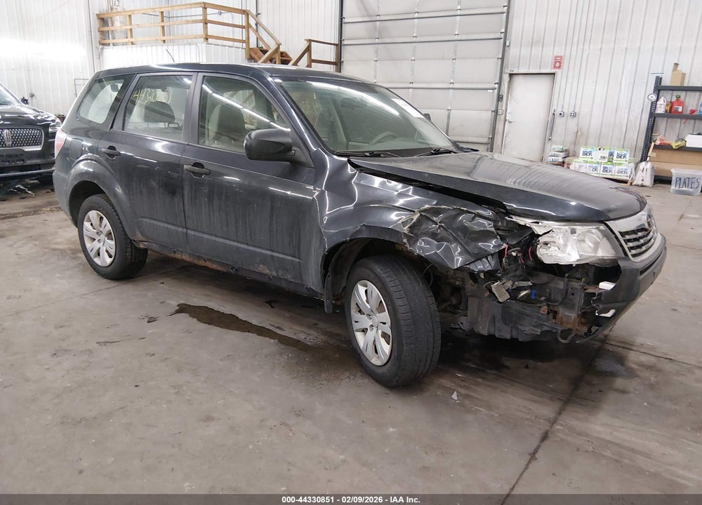 2010 SUBARU FORESTER 2.5X VIN: JF2SH6AC1AH703656