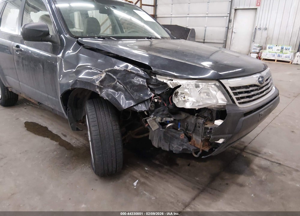 2010 SUBARU FORESTER 2.5X VIN: JF2SH6AC1AH703656