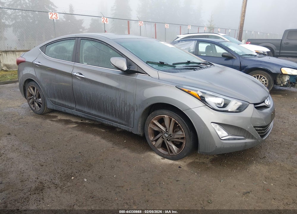 2014 HYUNDAI ELANTRA LIMITED VIN: 5NPDH4AE5EH473219