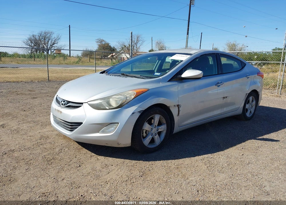 2013 HYUNDAI ELANTRA GLS VIN: KMHDH4AEXDU873020