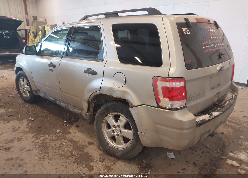 2010 FORD ESCAPE XLT VIN: 1FMCU9D76AKC07779