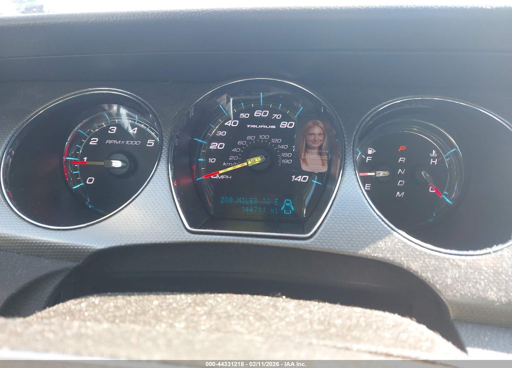 2012 FORD TAURUS SEL VIN: 1FAHP2EW7CG136988