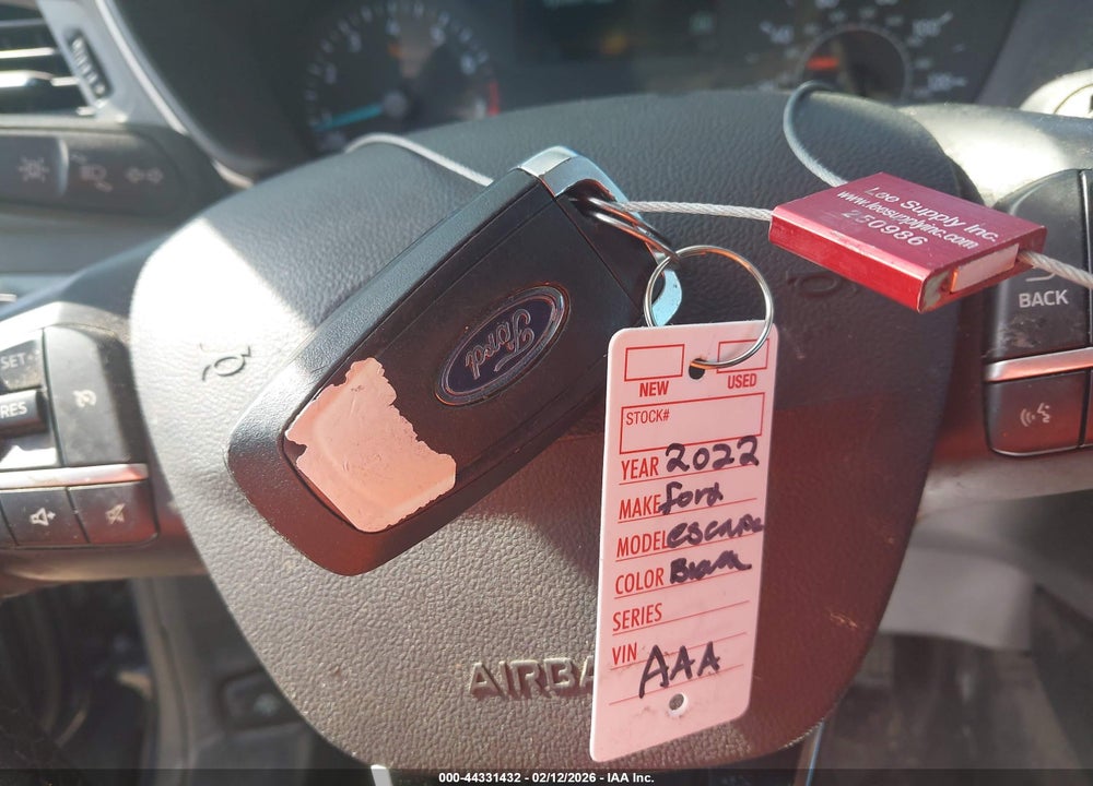 2022 FORD ESCAPE SE VIN: 1FMCU0G67NUB51294