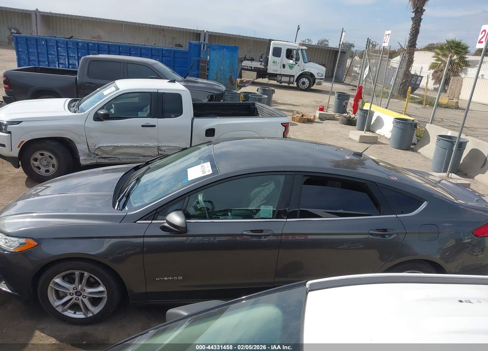 2018 FORD FUSION HYBRID SE VIN: 3FA6P0LU3JR110357