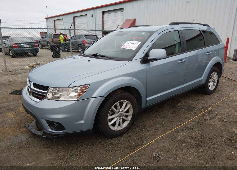 2013 DODGE JOURNEY VIN: 3C4PDDBG8DT566307