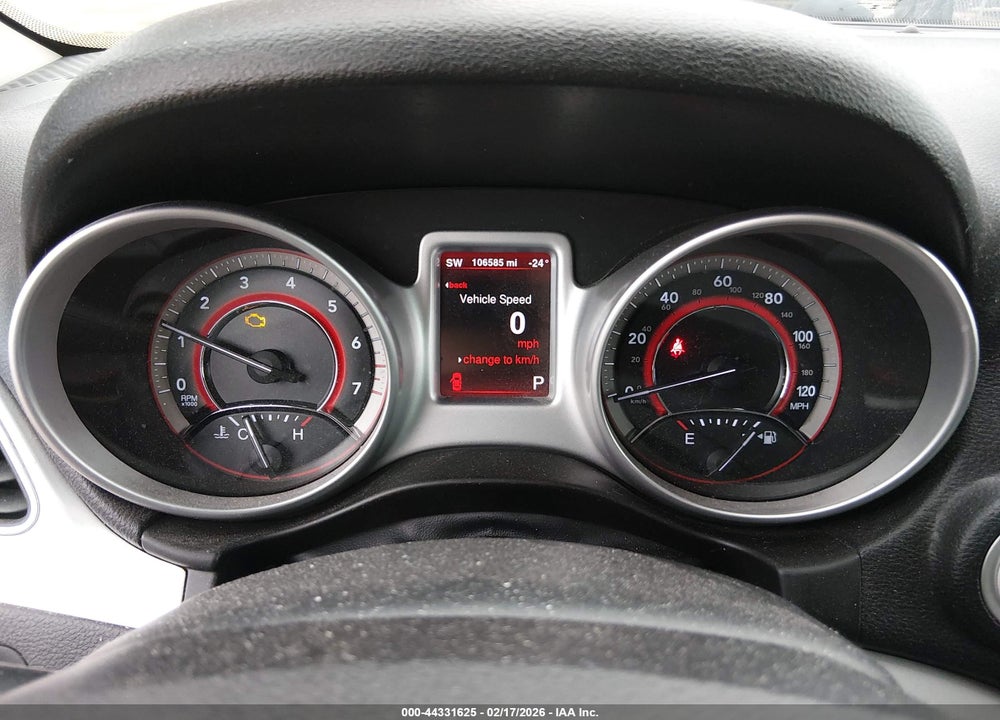 2013 DODGE JOURNEY VIN: 3C4PDDBG8DT566307