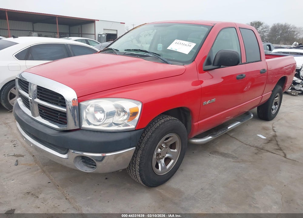 2008 DODGE RAM 1500 ST/SXT VIN: 1D7HA18N18S603647