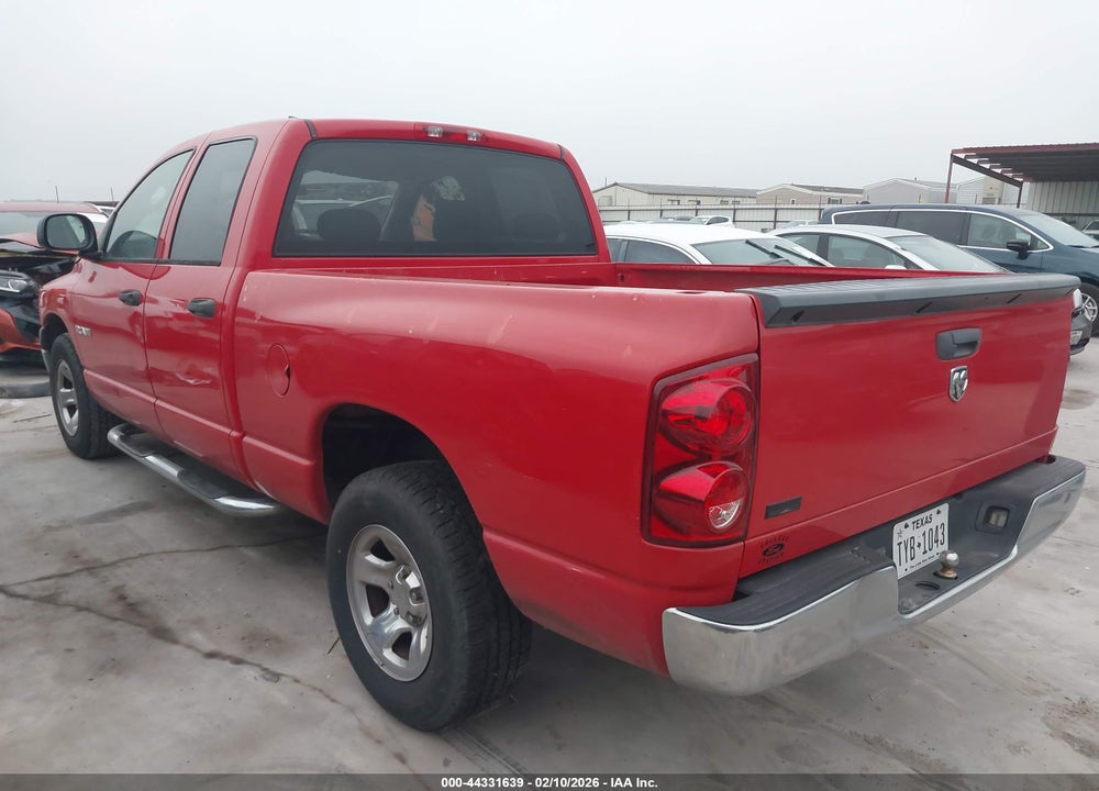 2008 DODGE RAM 1500 ST/SXT VIN: 1D7HA18N18S603647