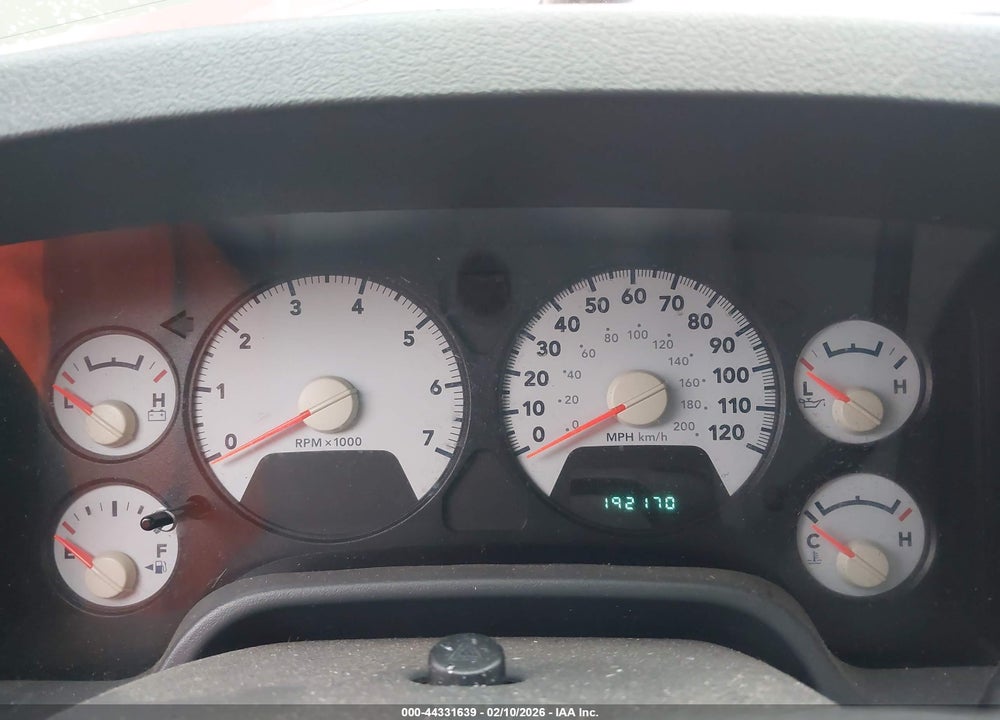2008 DODGE RAM 1500 ST/SXT VIN: 1D7HA18N18S603647