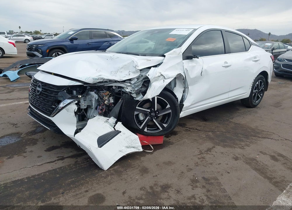 2025 NISSAN SENTRA SV VIN: 3N1AB8CV3SY348469