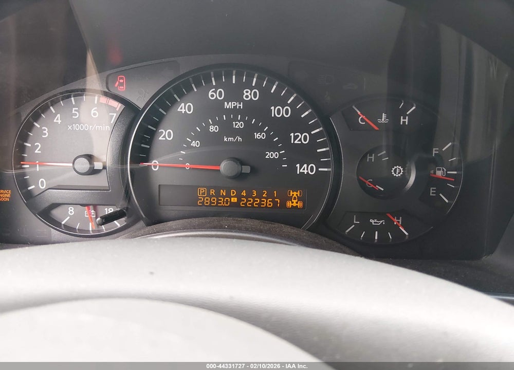 2004 NISSAN PATHFINDER ARMADA LE VIN: 5N1AA08B14N711878