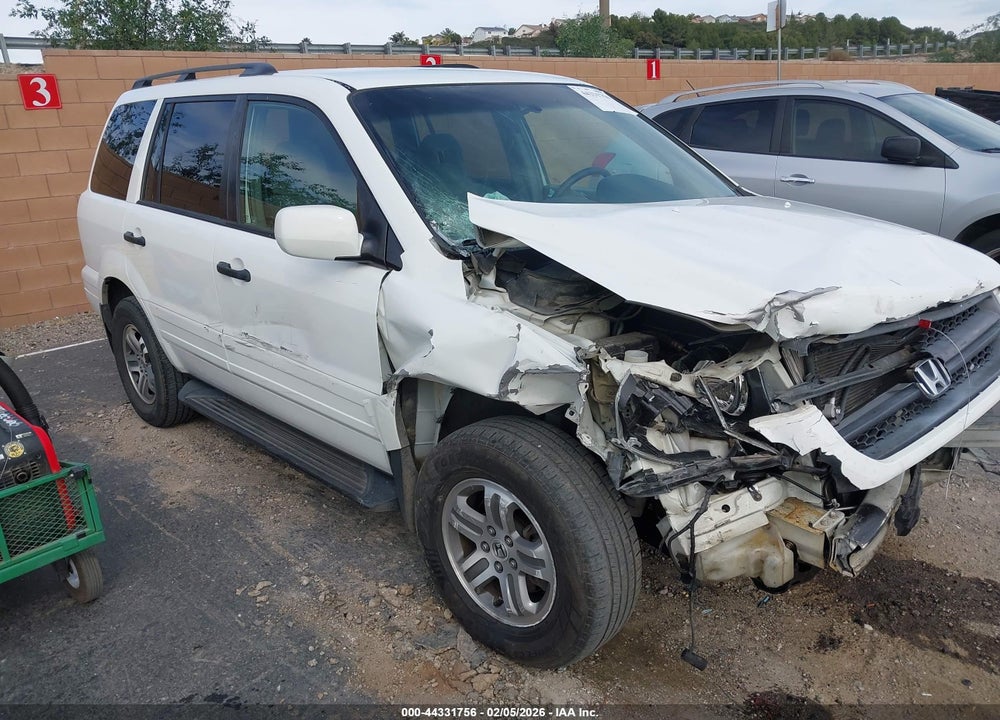 2003 HONDA PILOT EX VIN: 2HKYF18433H604499