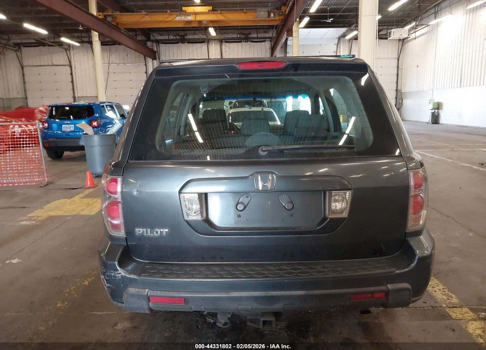 2006 HONDA PILOT LX VIN: 5FNYF28156B045309