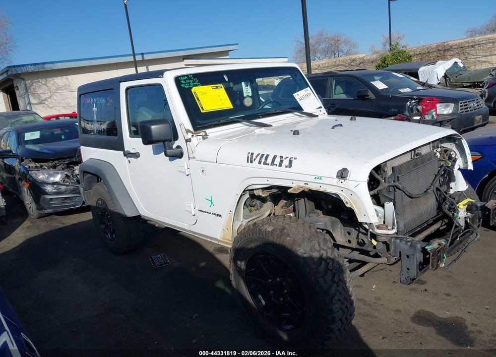 2018 JEEP WRANGLER JK WILLY WHEELER 4X4 VIN: 1C4AJWAG0JL912840