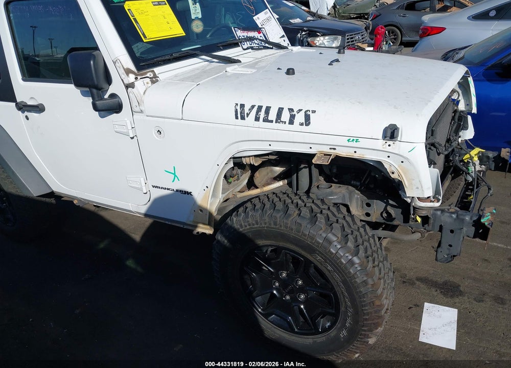 2018 JEEP WRANGLER JK WILLY WHEELER 4X4 VIN: 1C4AJWAG0JL912840