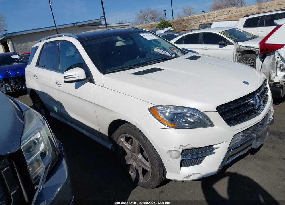 2015 MERCEDES-BENZ ML 400 4MATIC VIN: 4JGDA5GB0FA535458