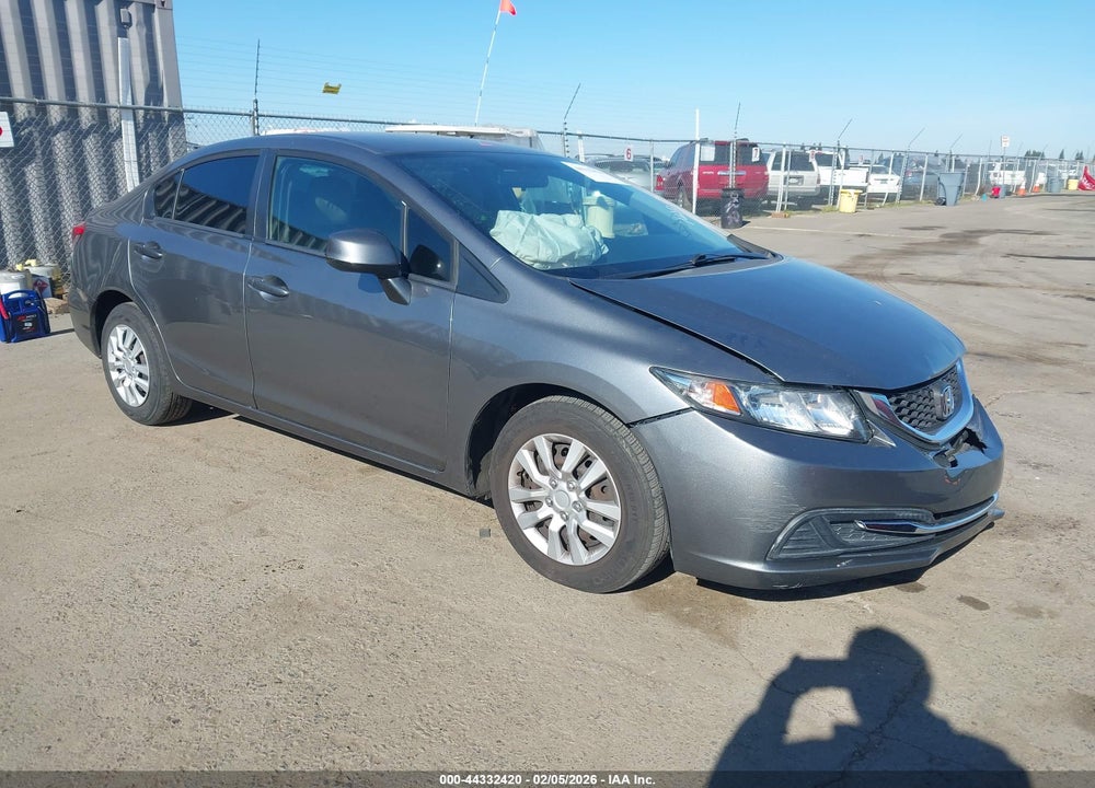 2013 HONDA CIVIC LX VIN: 19XFB2F53DE216733