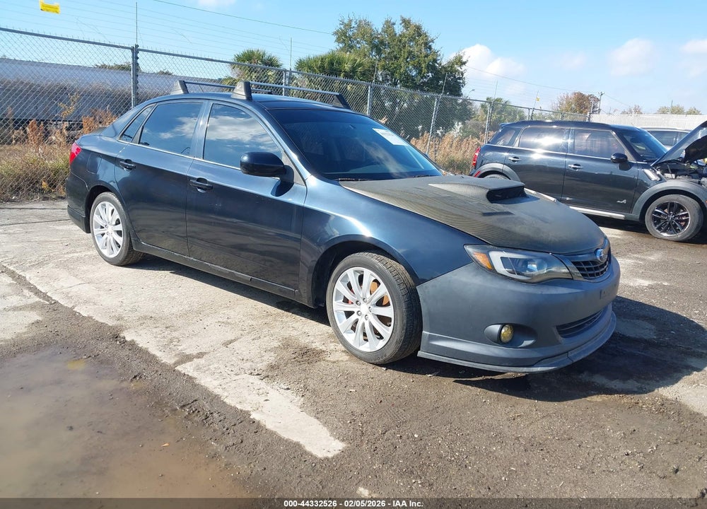 2008 SUBARU IMPREZA WR VIN: JF1GE74648G510349