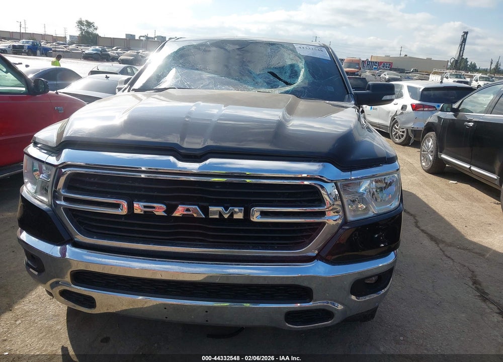 2021 RAM 1500 BIG HORN  4X2 5'7 BOX VIN: 1C6RREFT1MN750020