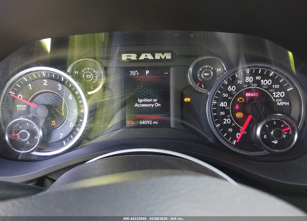 2021 RAM 1500 BIG HORN  4X2 5'7 BOX VIN: 1C6RREFT1MN750020