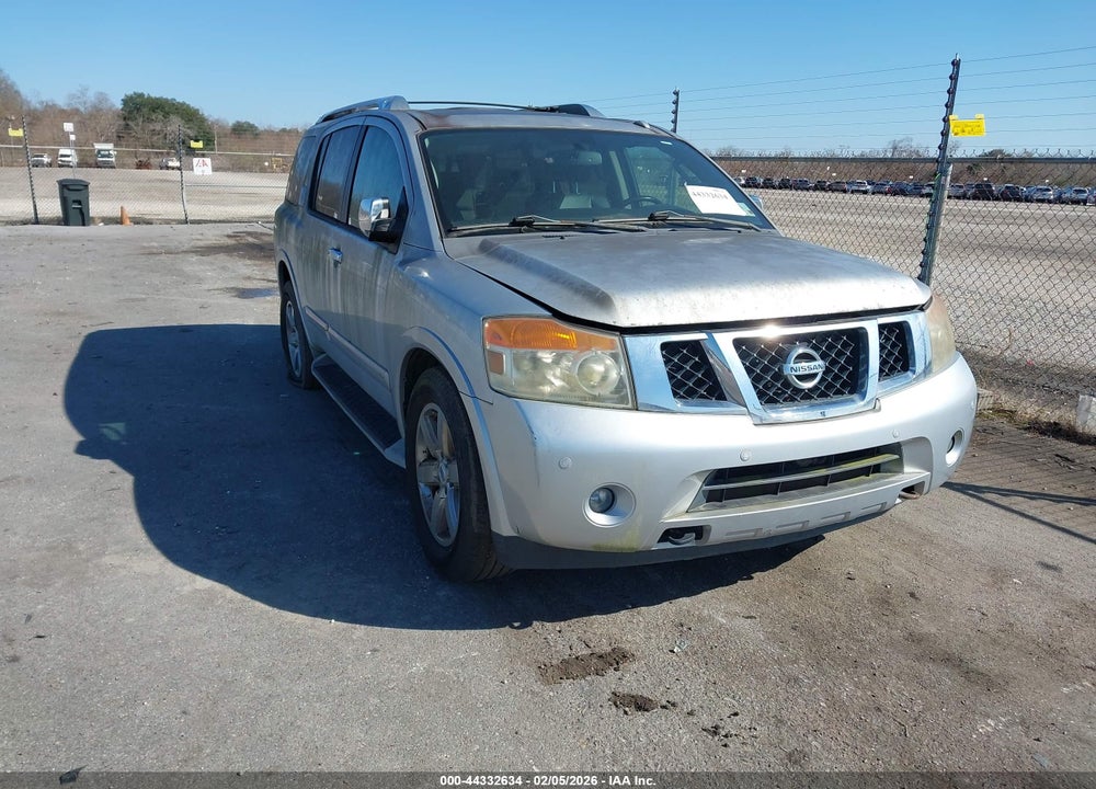 2011 NISSAN ARMADA PLATINUM VIN: 5N1BA0NF1BN618190