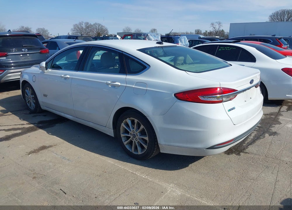 2017 FORD FUSION ENERGI SE VIN: 3FA6P0PUXHR269364