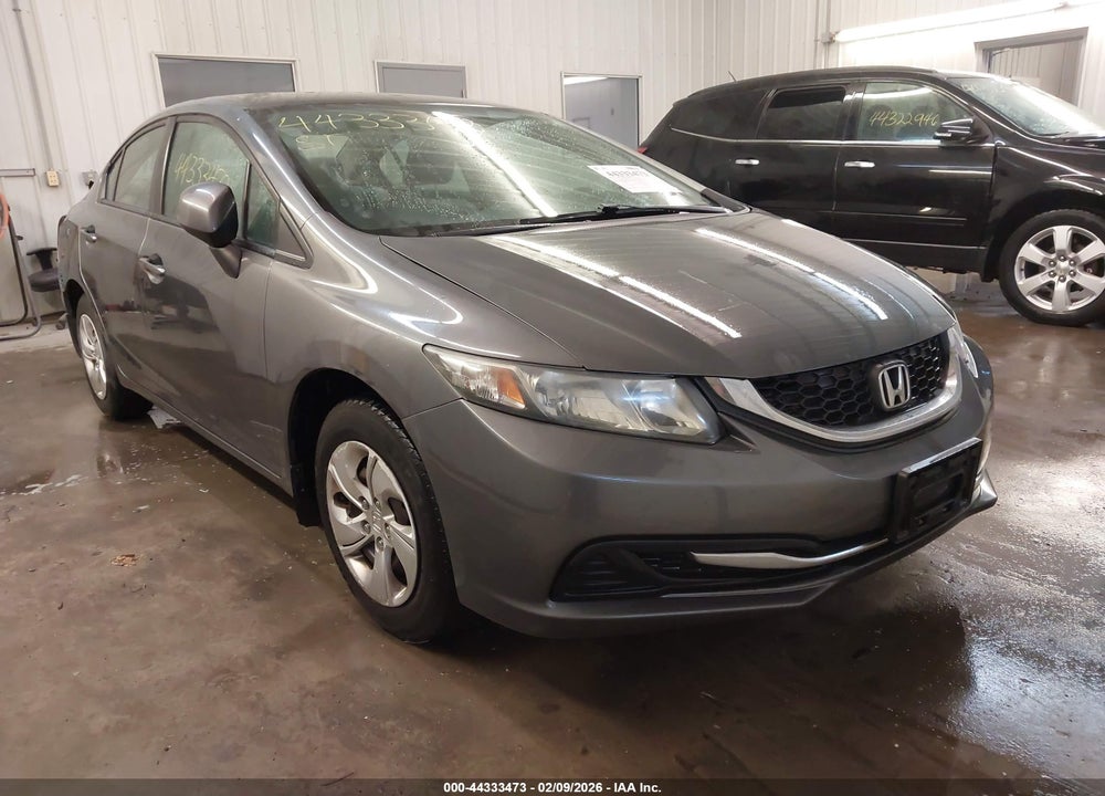 2013 HONDA CIVIC LX VIN: 19XFB2F50DE020104