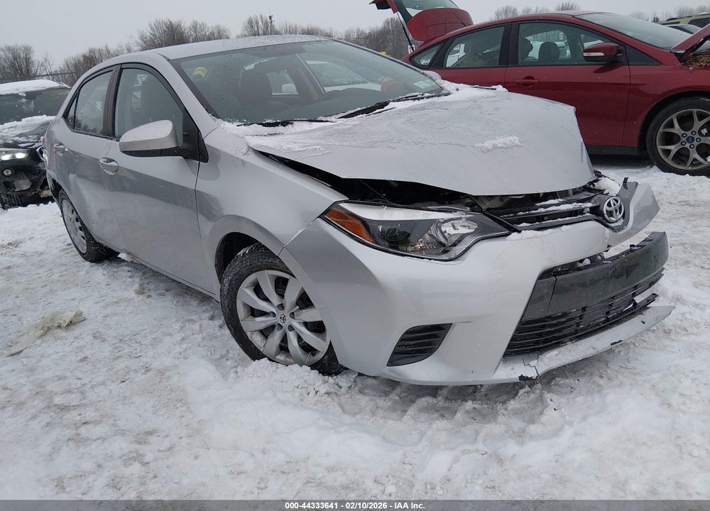 2016 TOYOTA COROLLA LE VIN: 2T1BURHE9GC567499