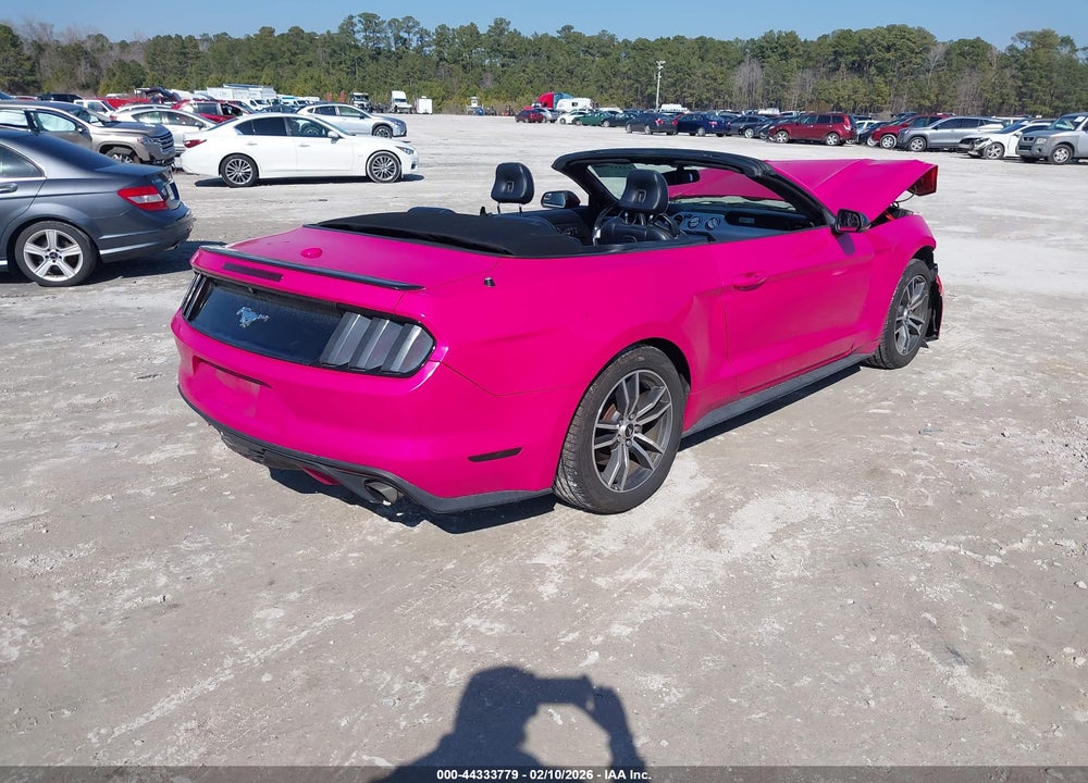 2016 FORD MUSTANG ECOBOOST PREMIUM VIN: 1FATP8UH1G5257551