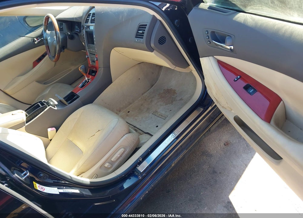 2008 LEXUS ES 350 VIN: JTHBJ46G682192962