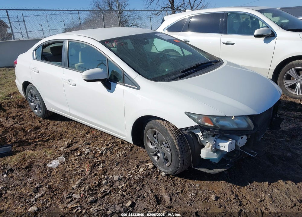 2014 HONDA CIVIC LX VIN: 19XFB2F51EE254835