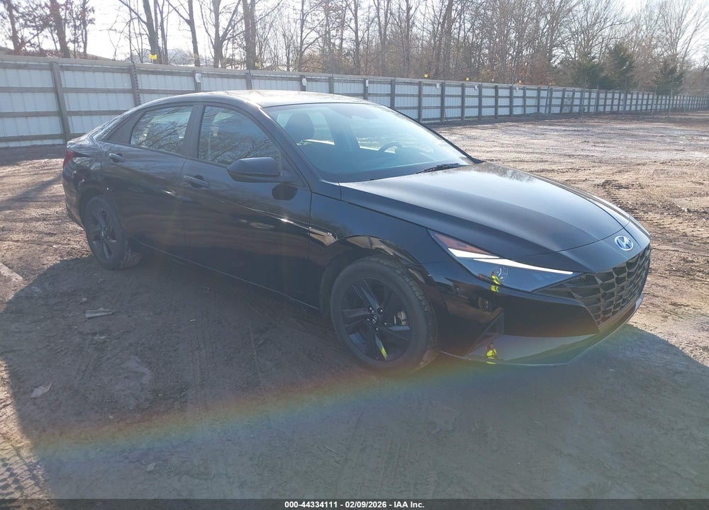 2023 HYUNDAI ELANTRA HYBRID BLUE VIN: KMHLM4AJXPU084455