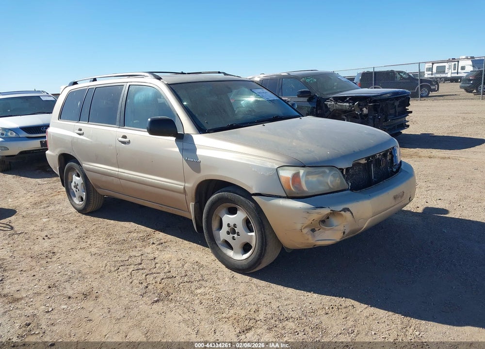 2004 TOYOTA HIGHLANDER LIMITED V6 VIN: JTEDP21A740027276