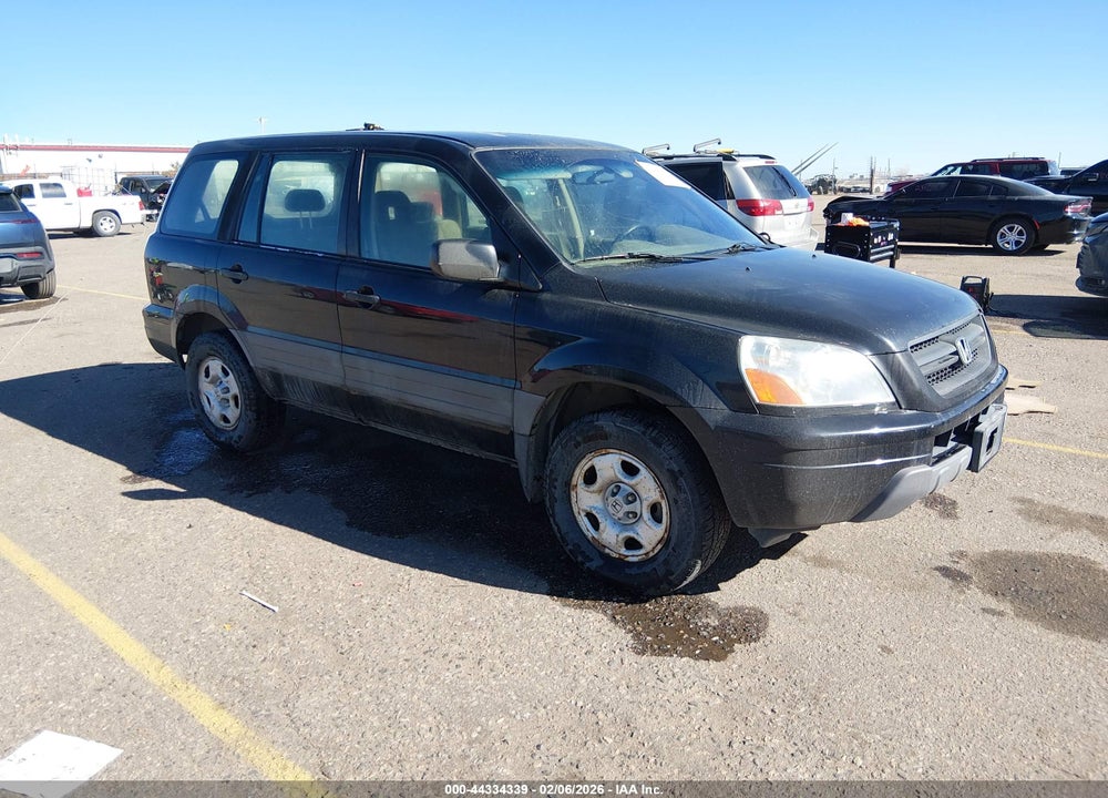 2005 HONDA PILOT LX VIN: 2HKYF18135H524886