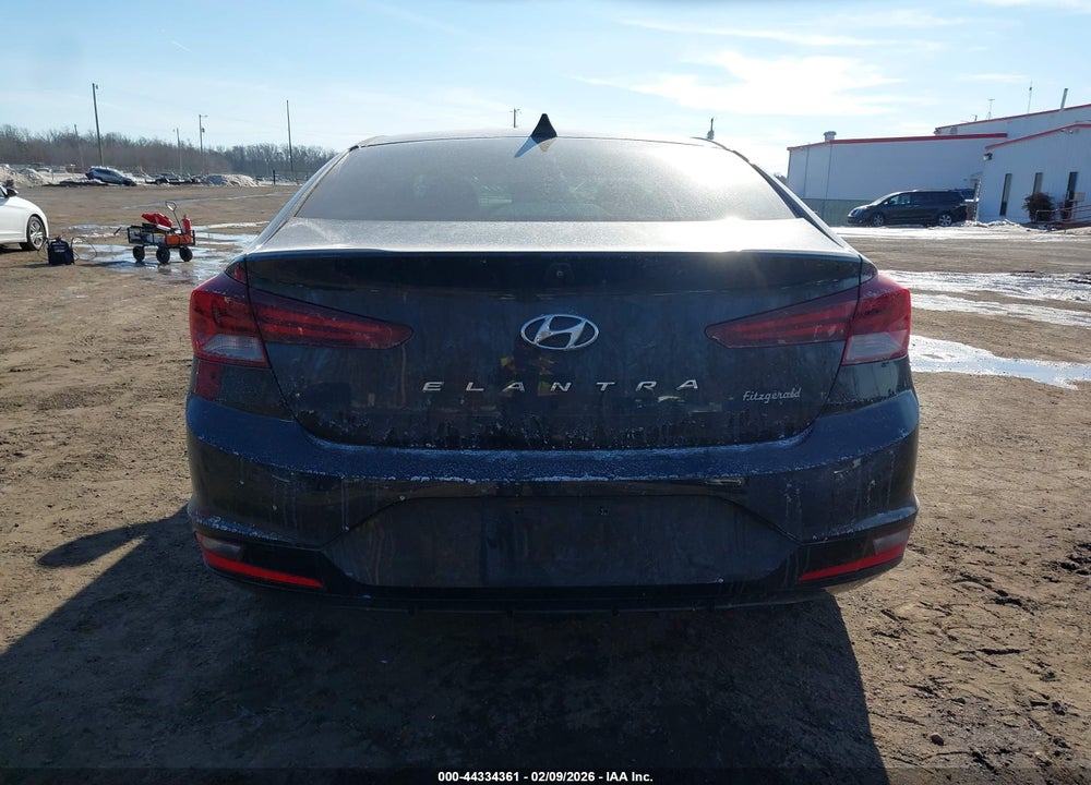 2019 HYUNDAI ELANTRA SEL VIN: 5NPD84LF0KH491712