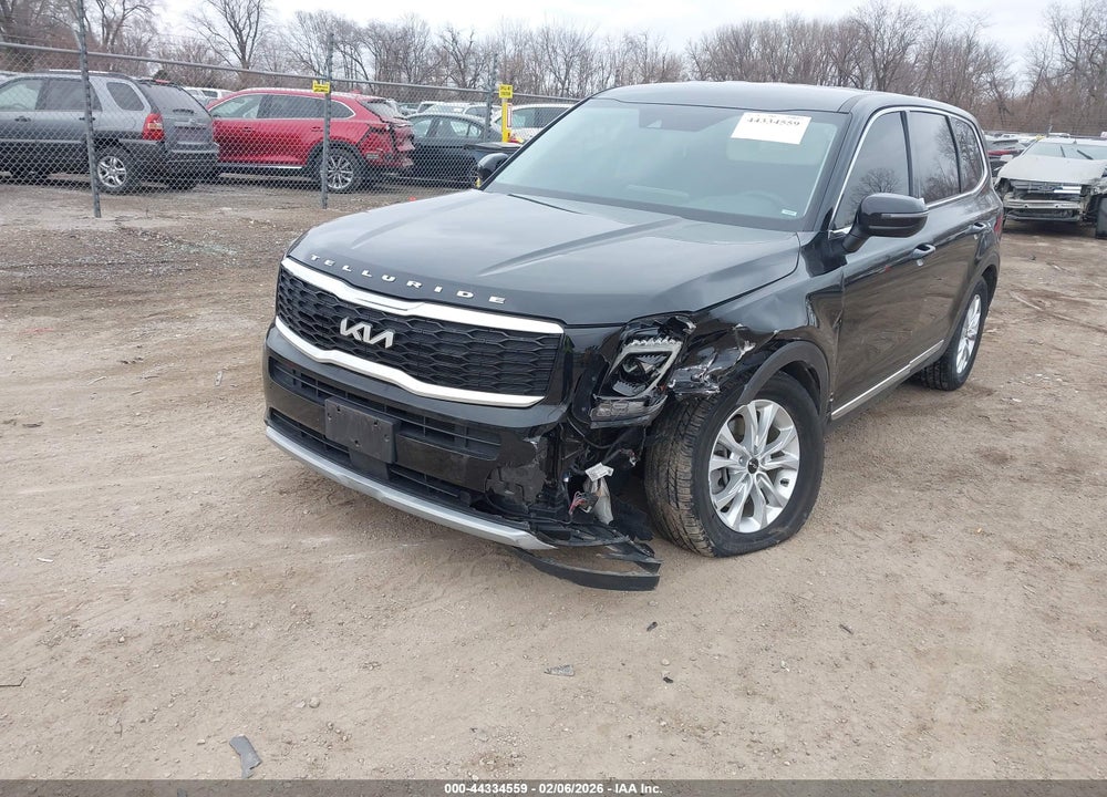 2022 KIA TELLURIDE LX VIN: 5XYP2DHC6NG202518
