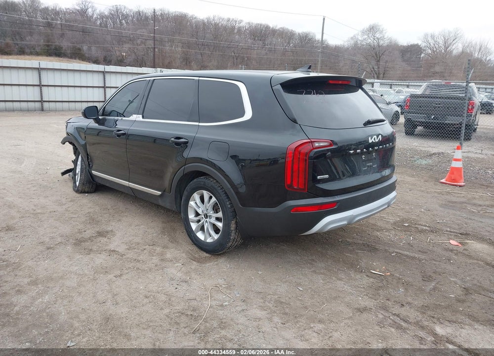 2022 KIA TELLURIDE LX VIN: 5XYP2DHC6NG202518