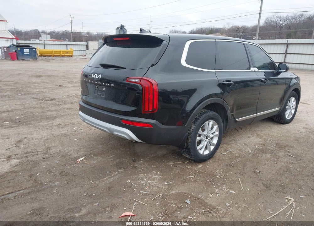 2022 KIA TELLURIDE LX VIN: 5XYP2DHC6NG202518