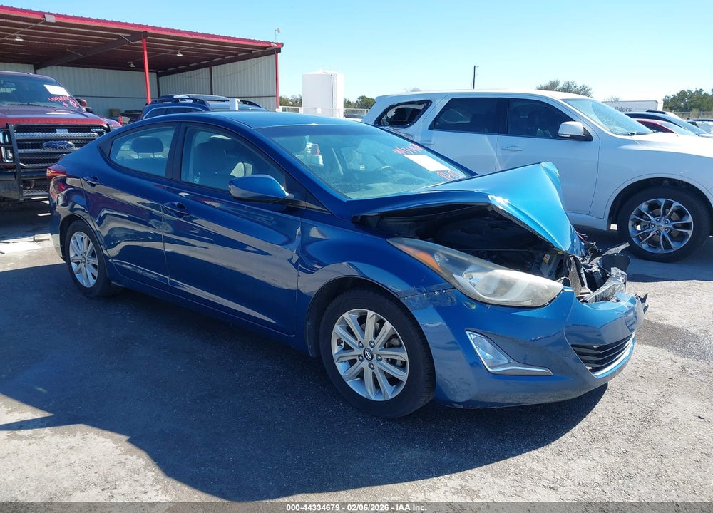 2014 HYUNDAI ELANTRA SE VIN: KMHDH4AE7EU162134