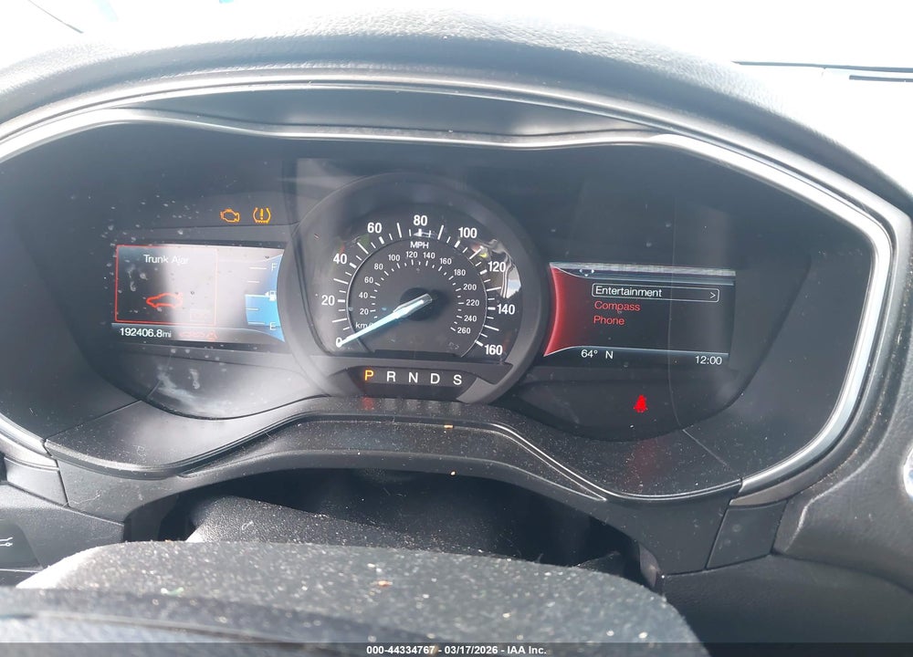 2019 FORD FUSION SE VIN: 3FA6P0HD5KR132953