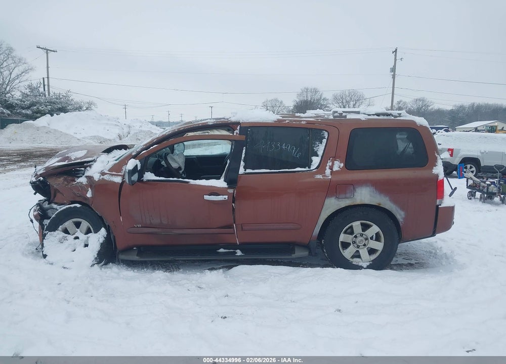 2004 NISSAN PATHFINDER ARMADA LE VIN: 5N1AA08B54N705887