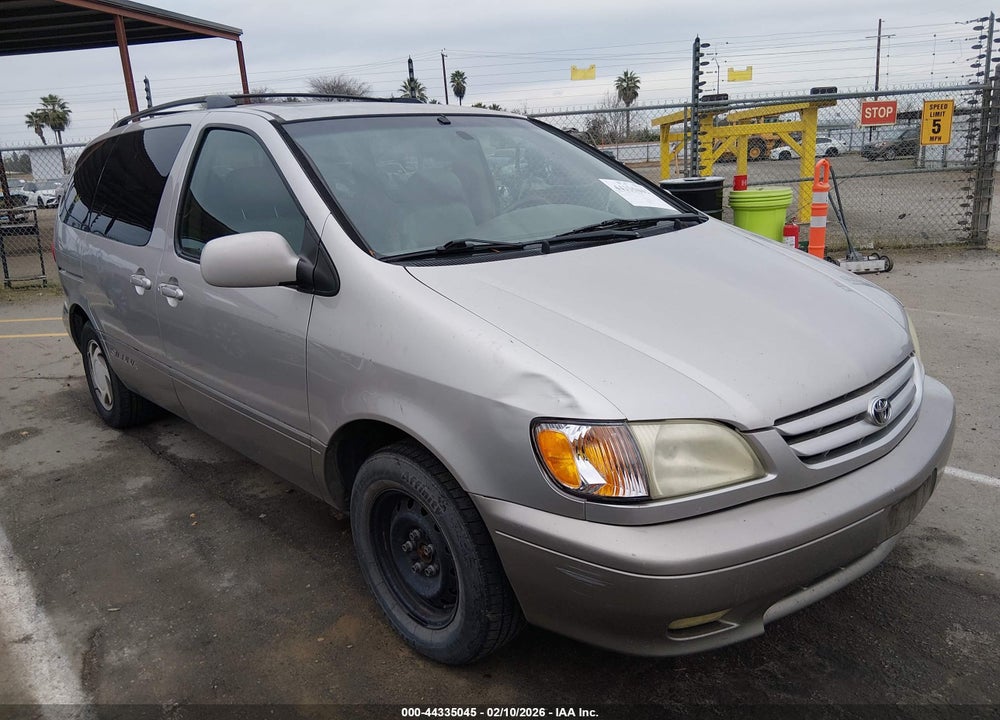 2001 TOYOTA SIENNA XLE VIN: 4T3ZF13C81U371079