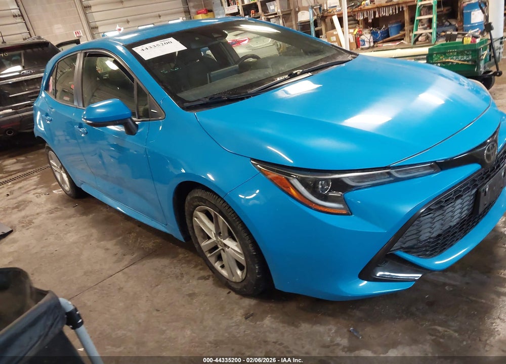 2019 TOYOTA COROLLA SE VIN: JTNK4RBE4K3026320