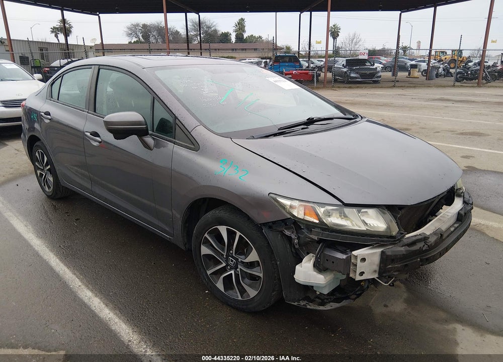2014 HONDA CIVIC EX VIN: 19XFB2F83EE221507