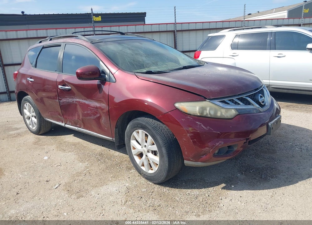 2012 NISSAN MURANO SV VIN: JN8AZ1MU7CW101720