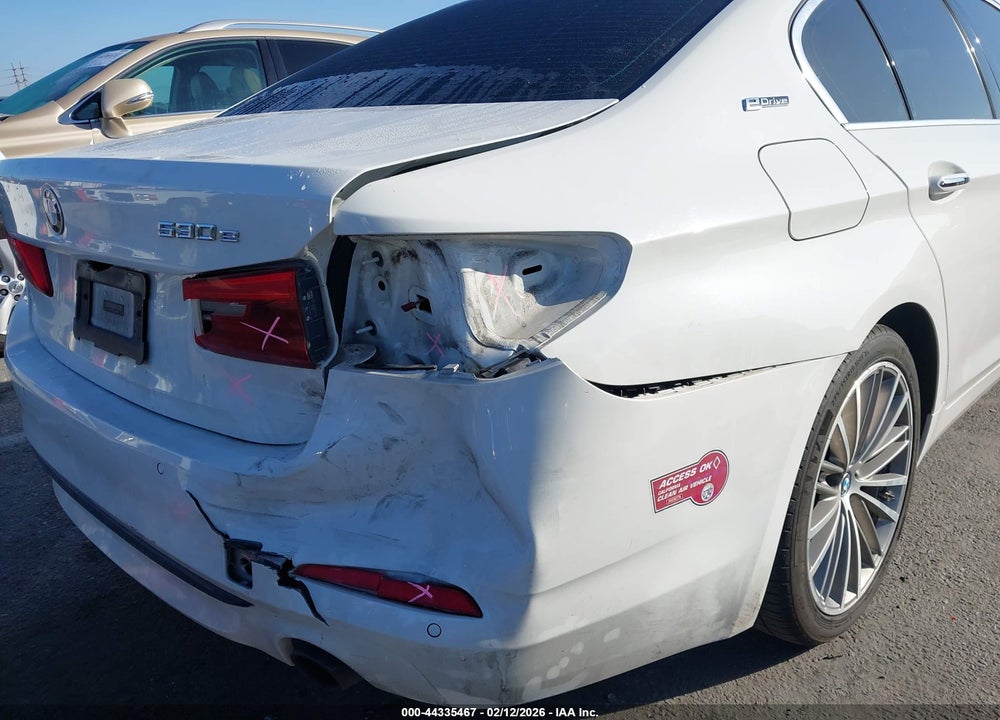 2018 BMW 530E IPERFORMANCE VIN: WBAJA9C55JB251094