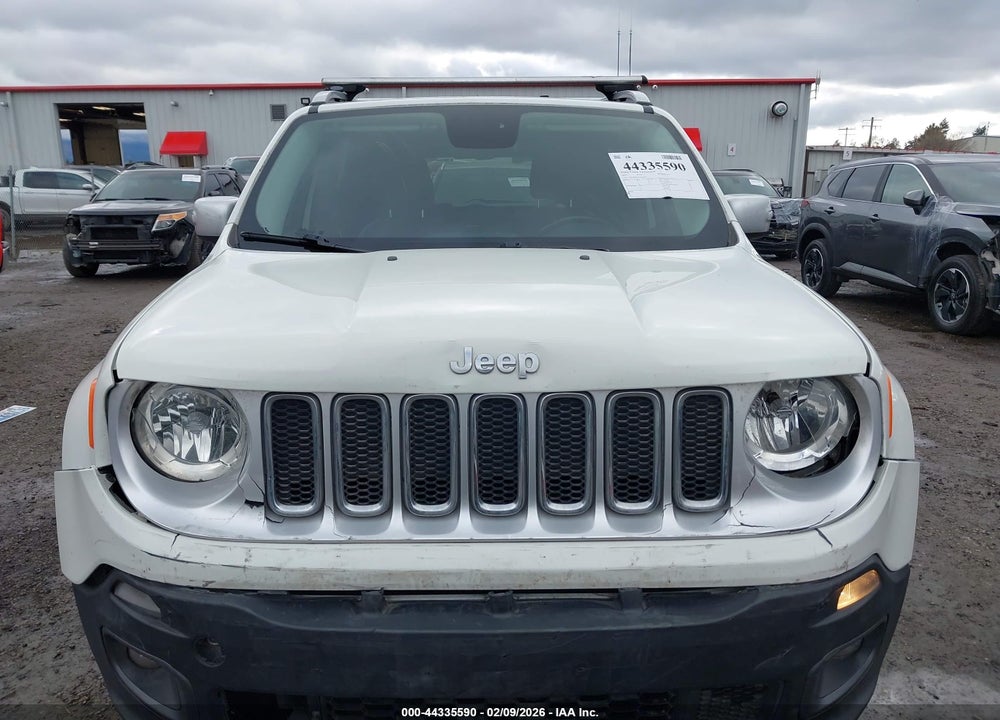 2015 JEEP RENEGADE LIMITED VIN: ZACCJBDT4FPC27396